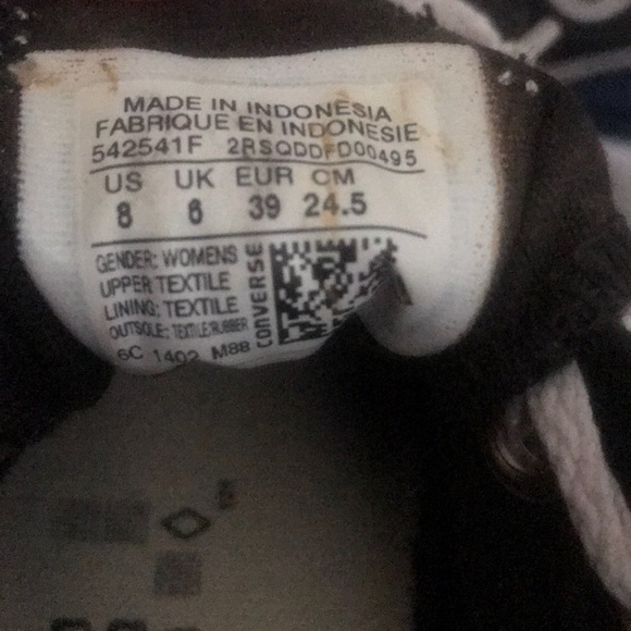 Black canvas Converse - Picture 5 of 6